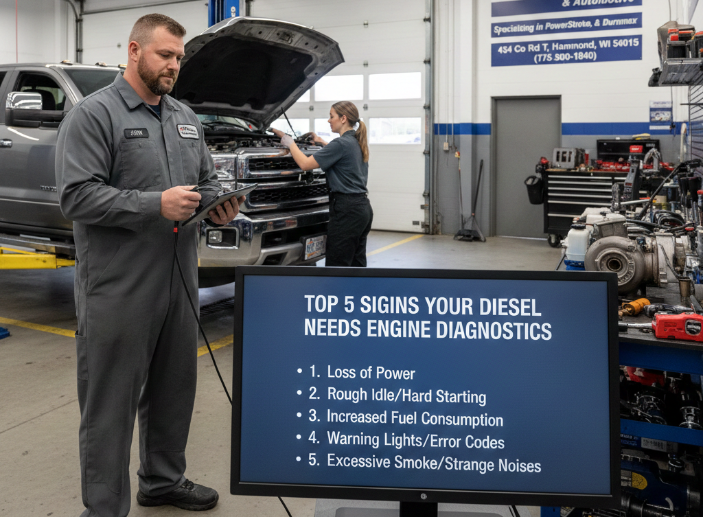 Top 5 Signs Your Diesel Needs Engine Diagnostics