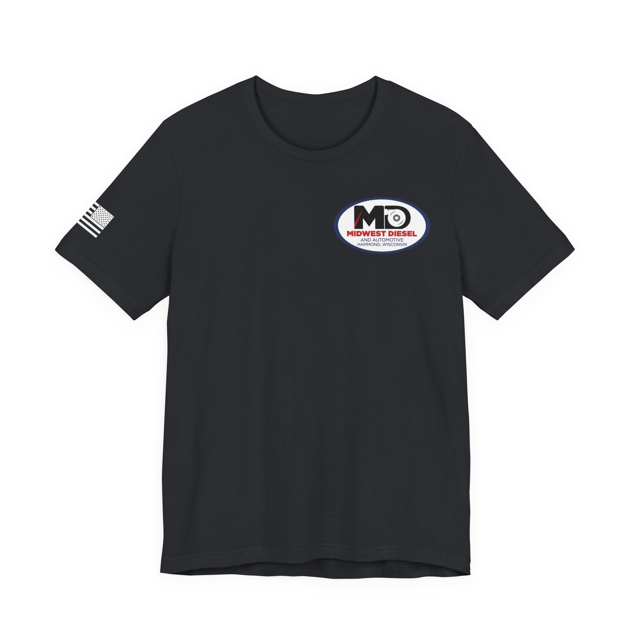 "More Torque Less Talk" Official Shop Logo Tee - Image 5