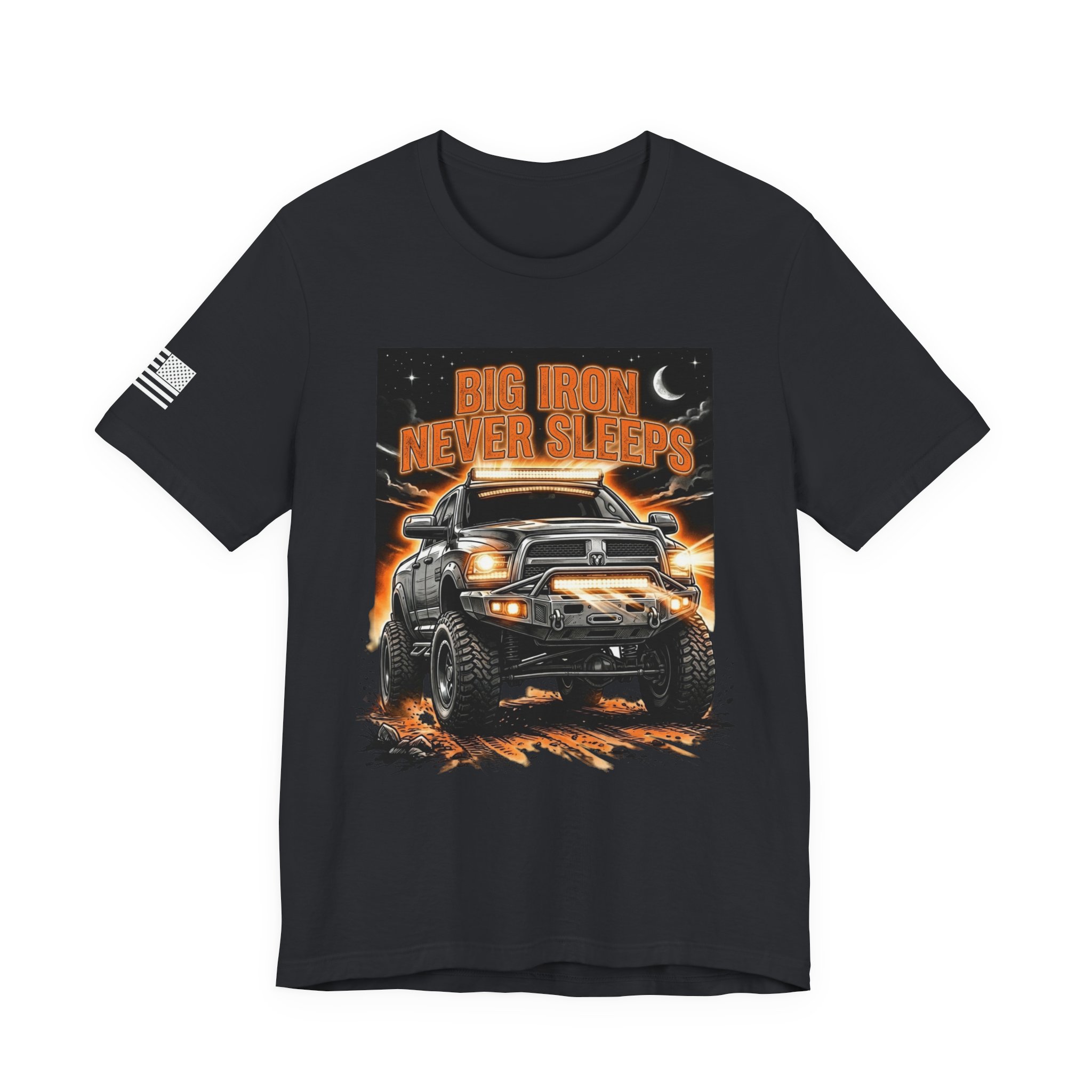 Big Iron Never Sleeps" Ram Diesel Tee - Image 5