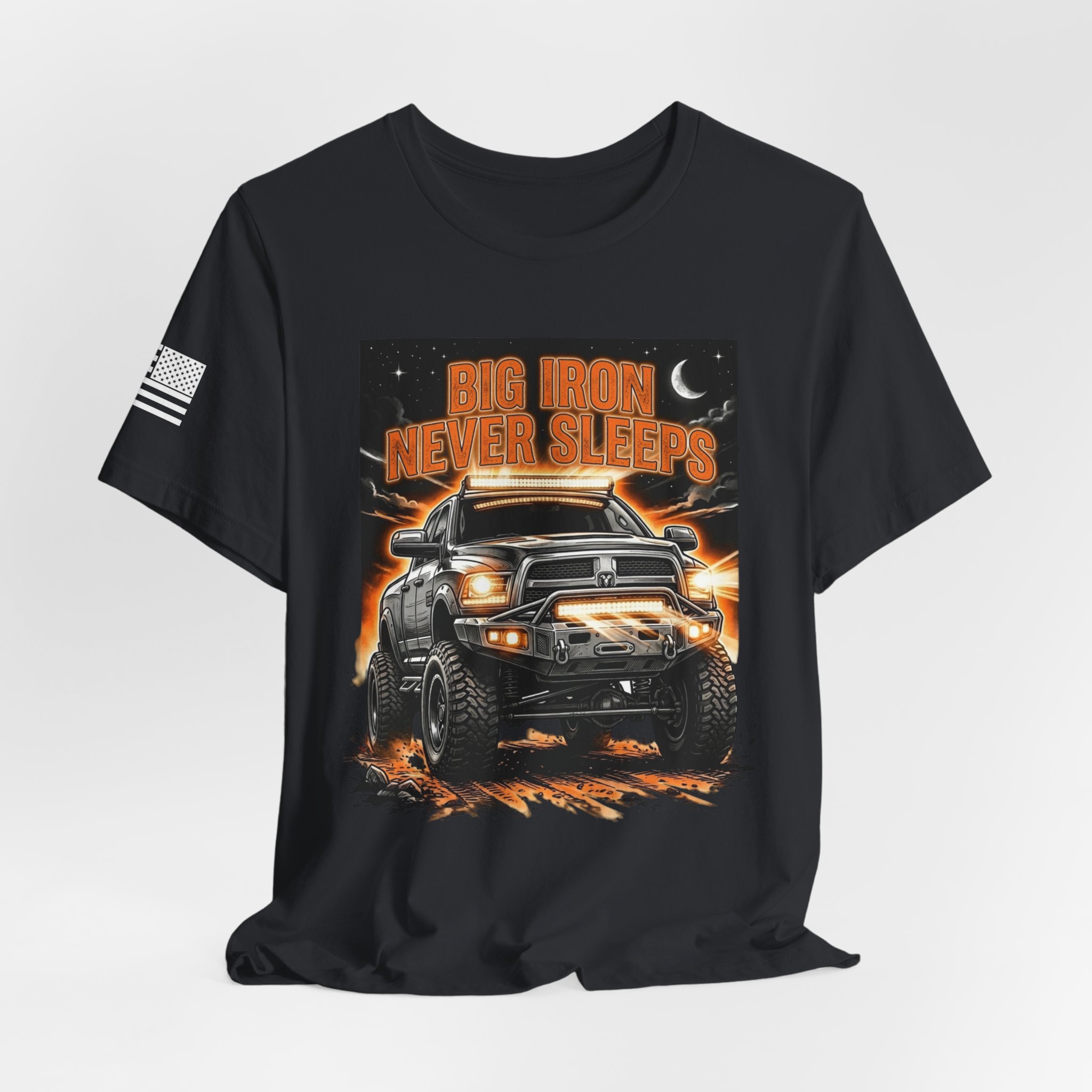 Big Iron Never Sleeps" Ram Diesel Tee - Image 8