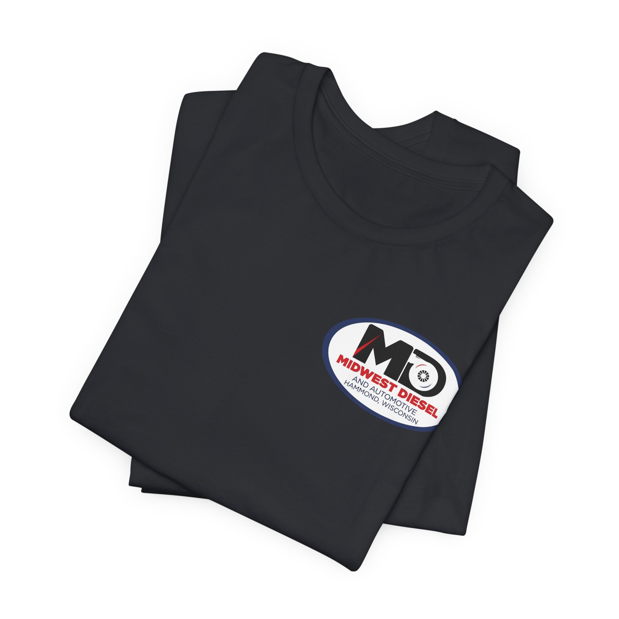 "Big Iron Never Sleeps" Official Shop Logo Tee - Image 7