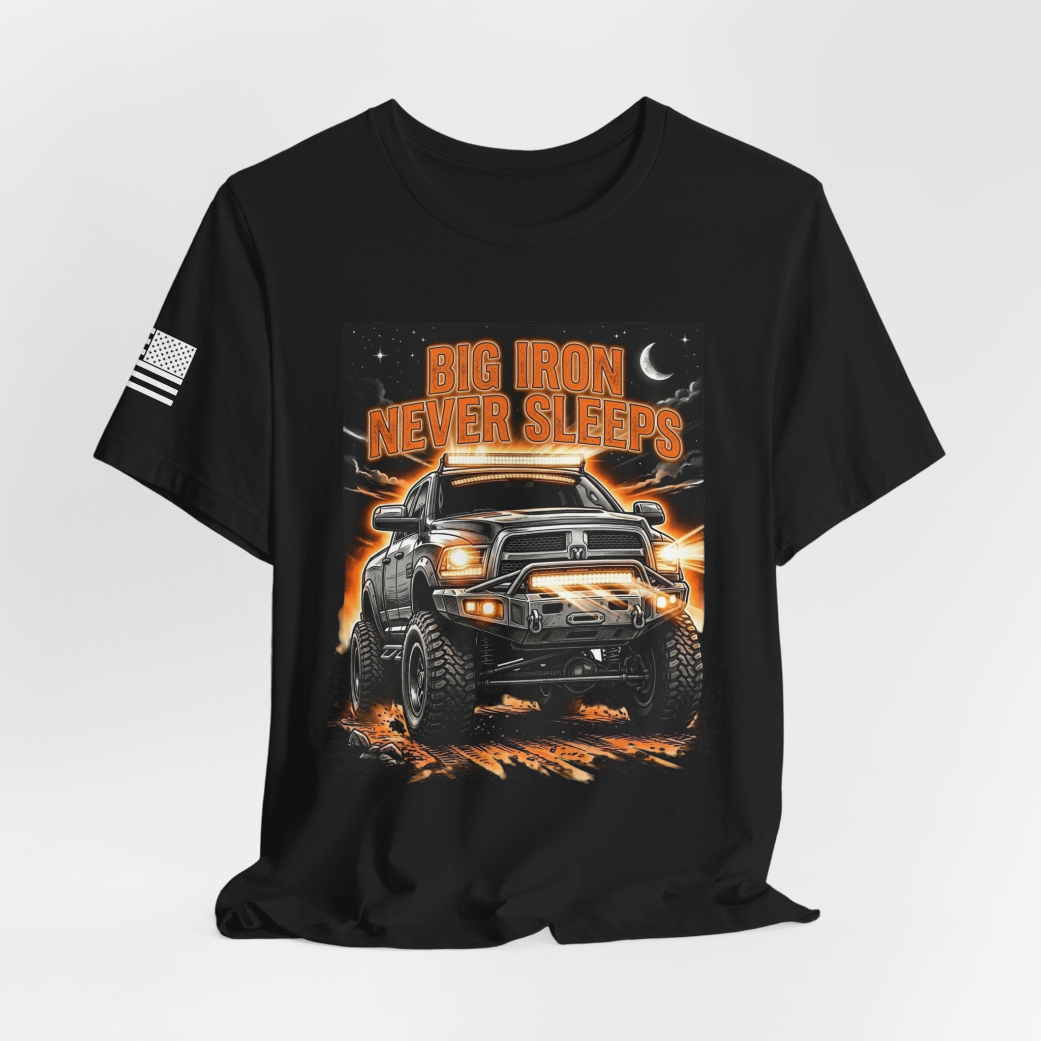 Big Iron Never Sleeps" Ram Diesel Tee - Image 4